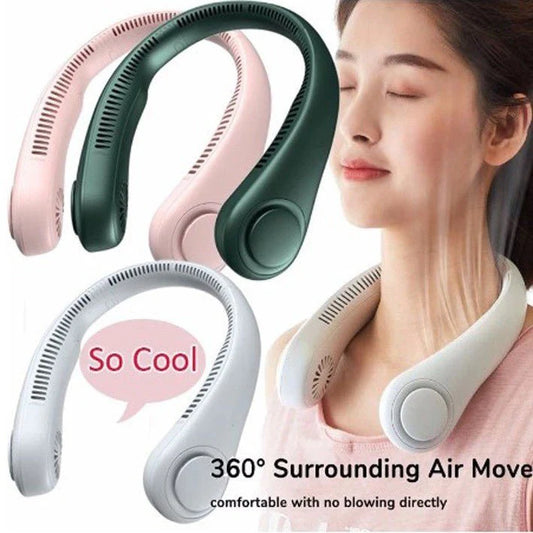 Rechargeable Portable Hanging Neck Fan